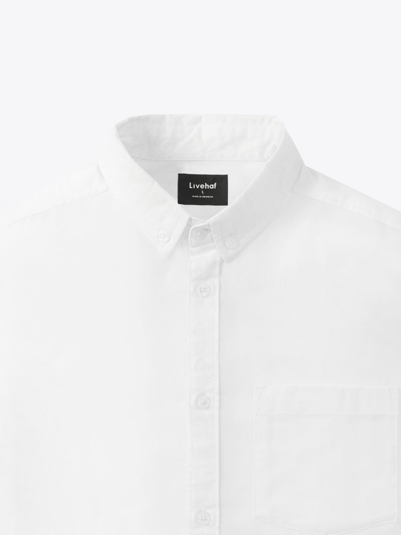 Oxford Long Shirt White