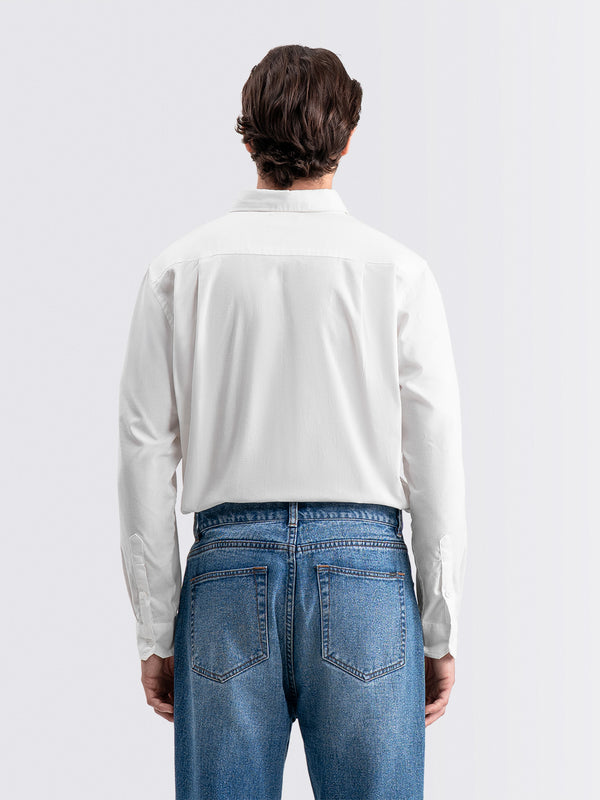 Oxford Long Shirt White