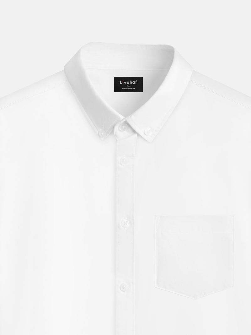 Oxford Short Shirt White