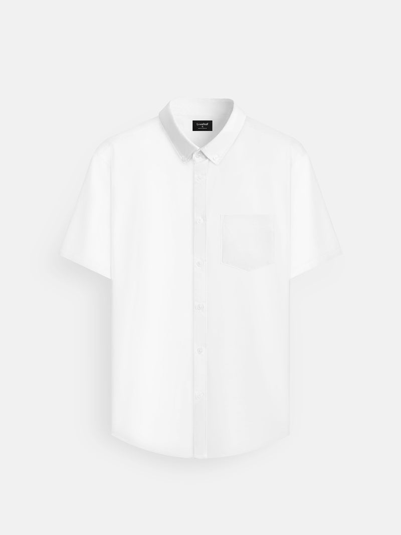 Oxford Short Shirt White