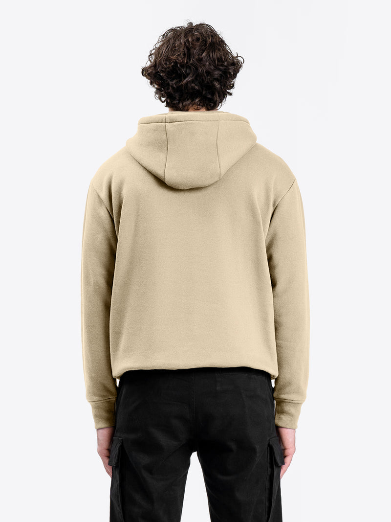 Popover Hoodie Beige