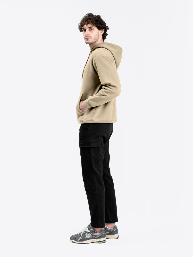 Popover Hoodie Beige