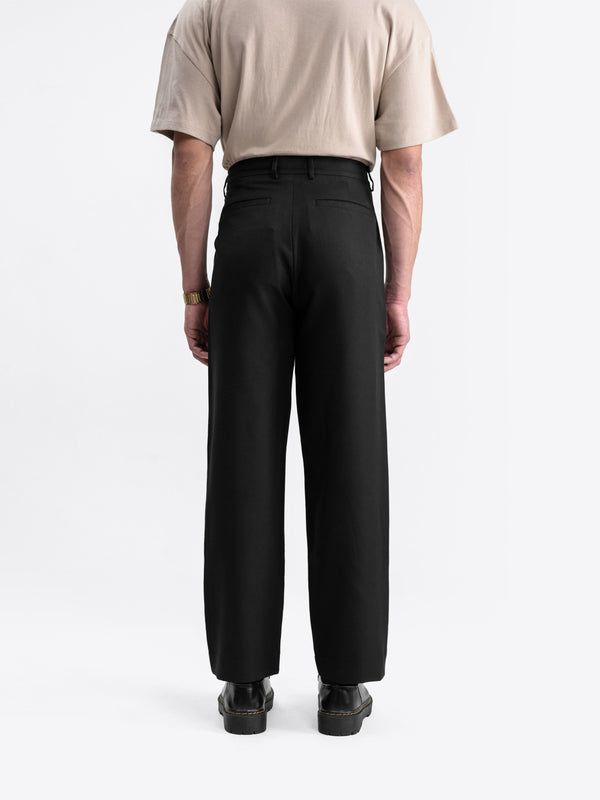 Roomy Wide Pants Black