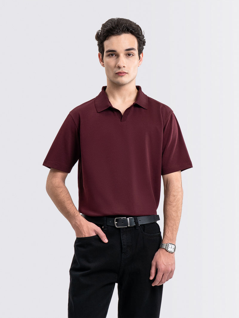 Suave Polo Shirt Wine