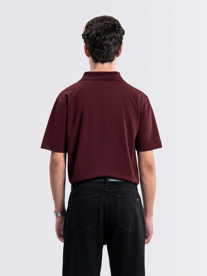 Suave Polo Shirt Wine