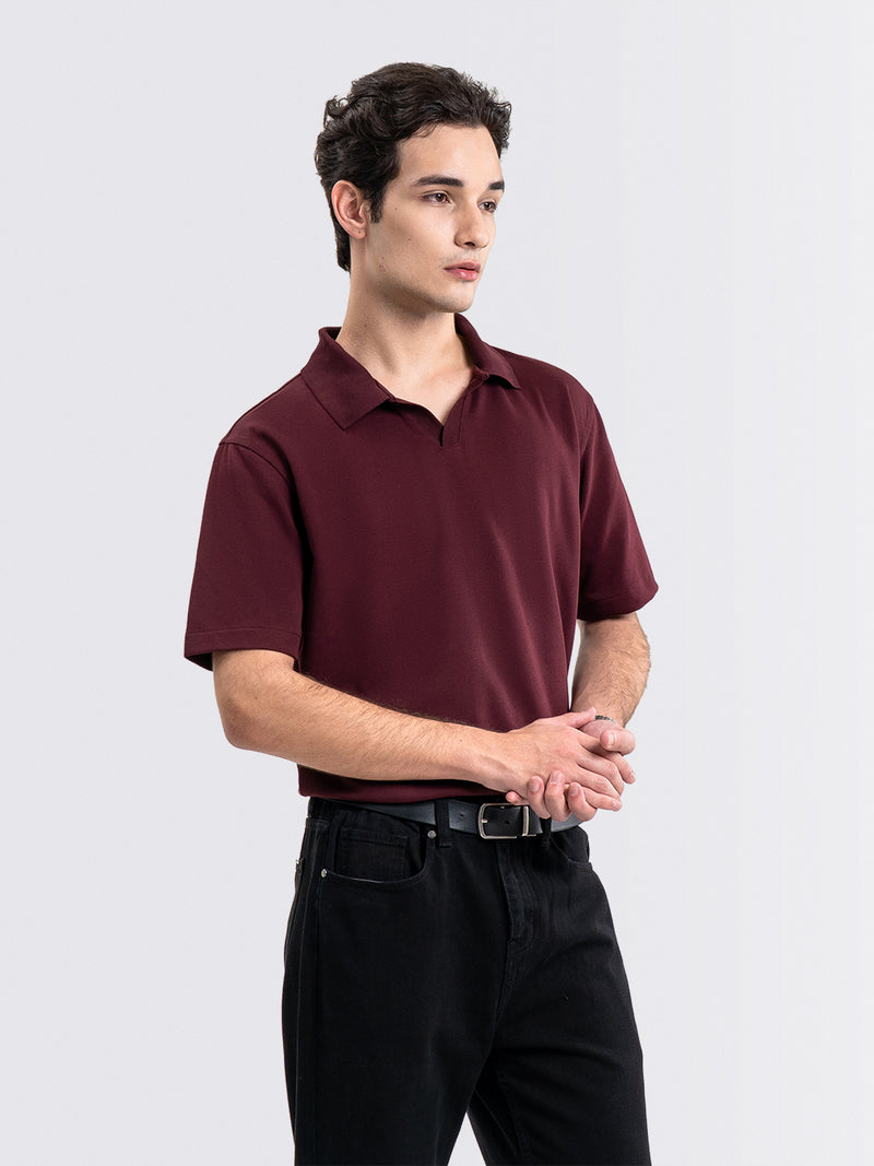 Suave Polo Shirt Wine