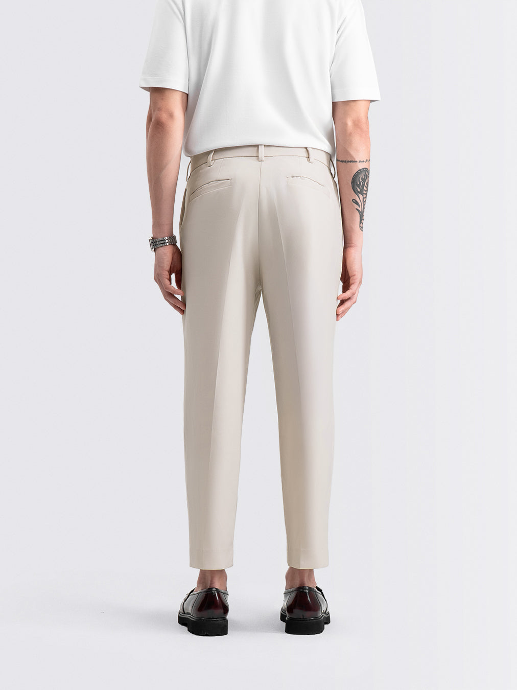 Tailor Ankle Pants Light Cream