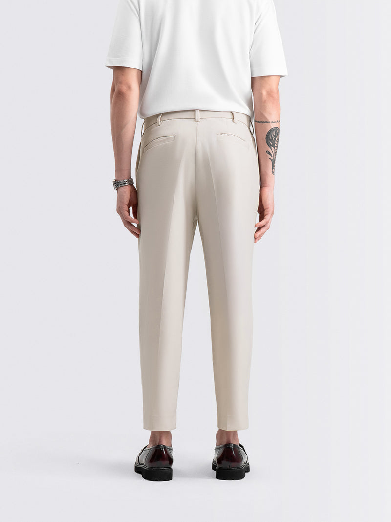 Tailor Ankle Pants Light Cream