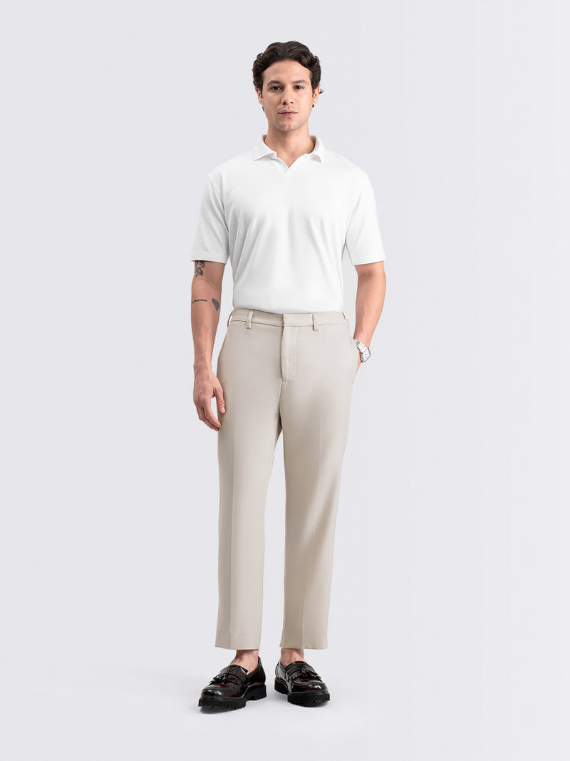 Tailor Ankle Pants Light Cream