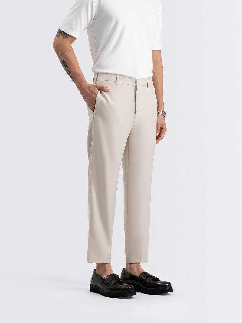 Tailor Ankle Pants Light Cream