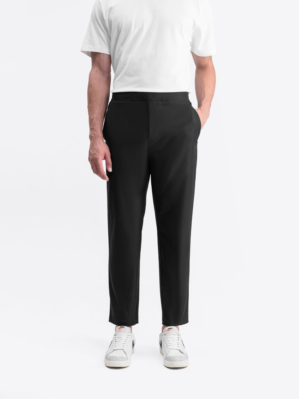 Tapered Flex Pants Black