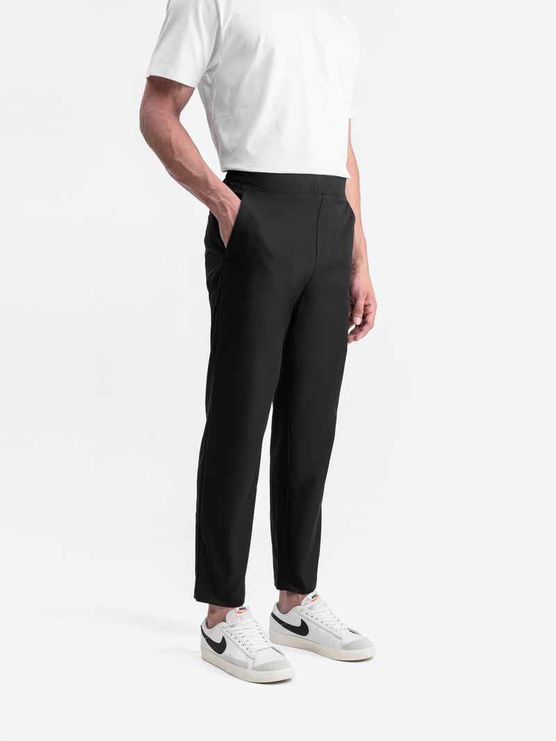 Tapered Flex Pants Black