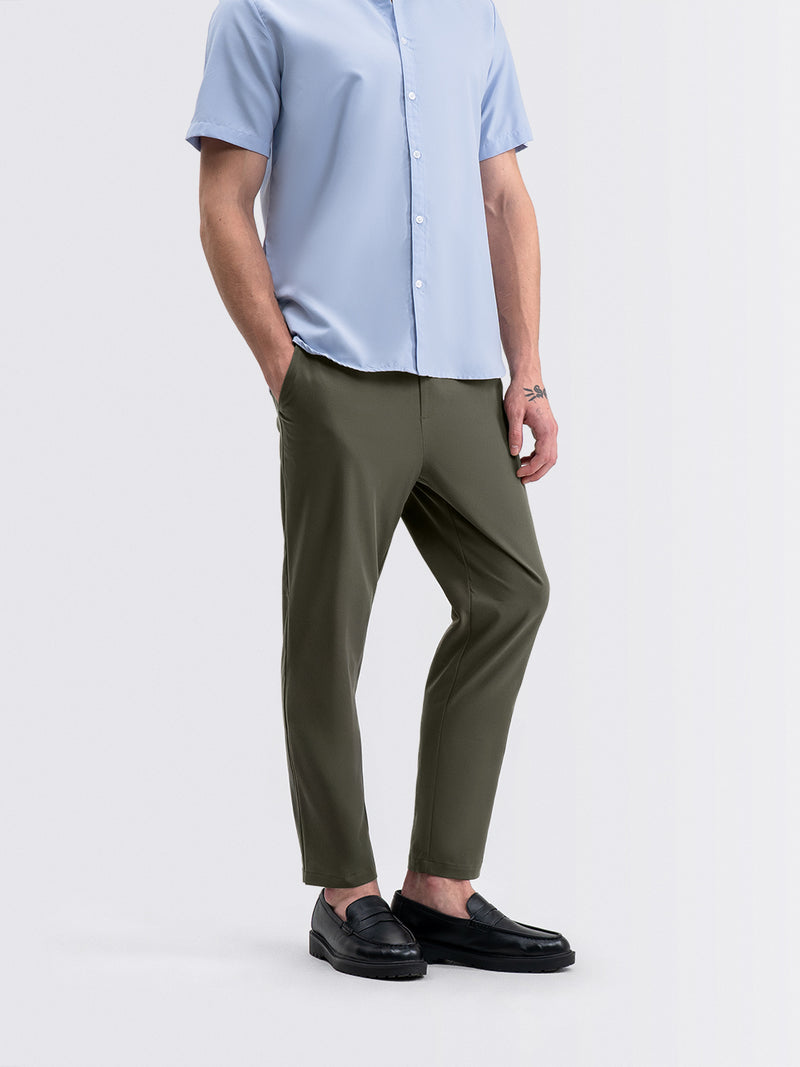 Tapered Flex Pants Dark Olive
