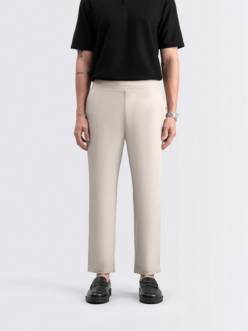 Tapered Flex Pants Light Cream