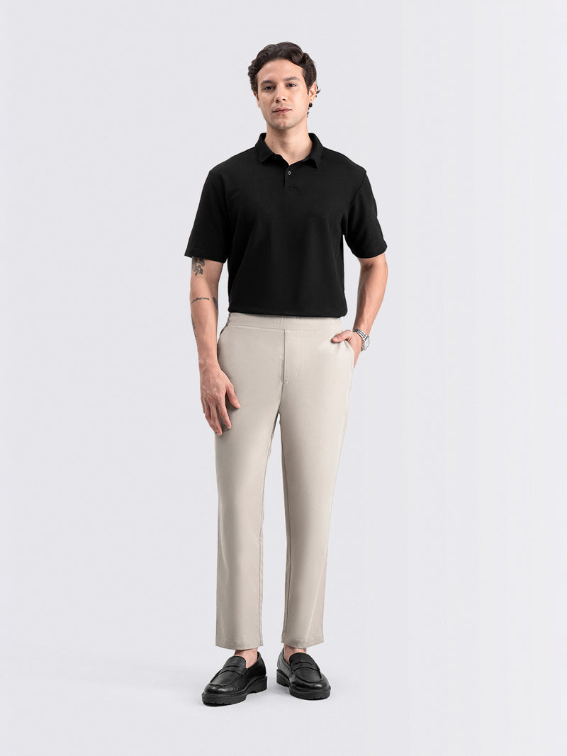 Tapered Flex Pants Light Cream