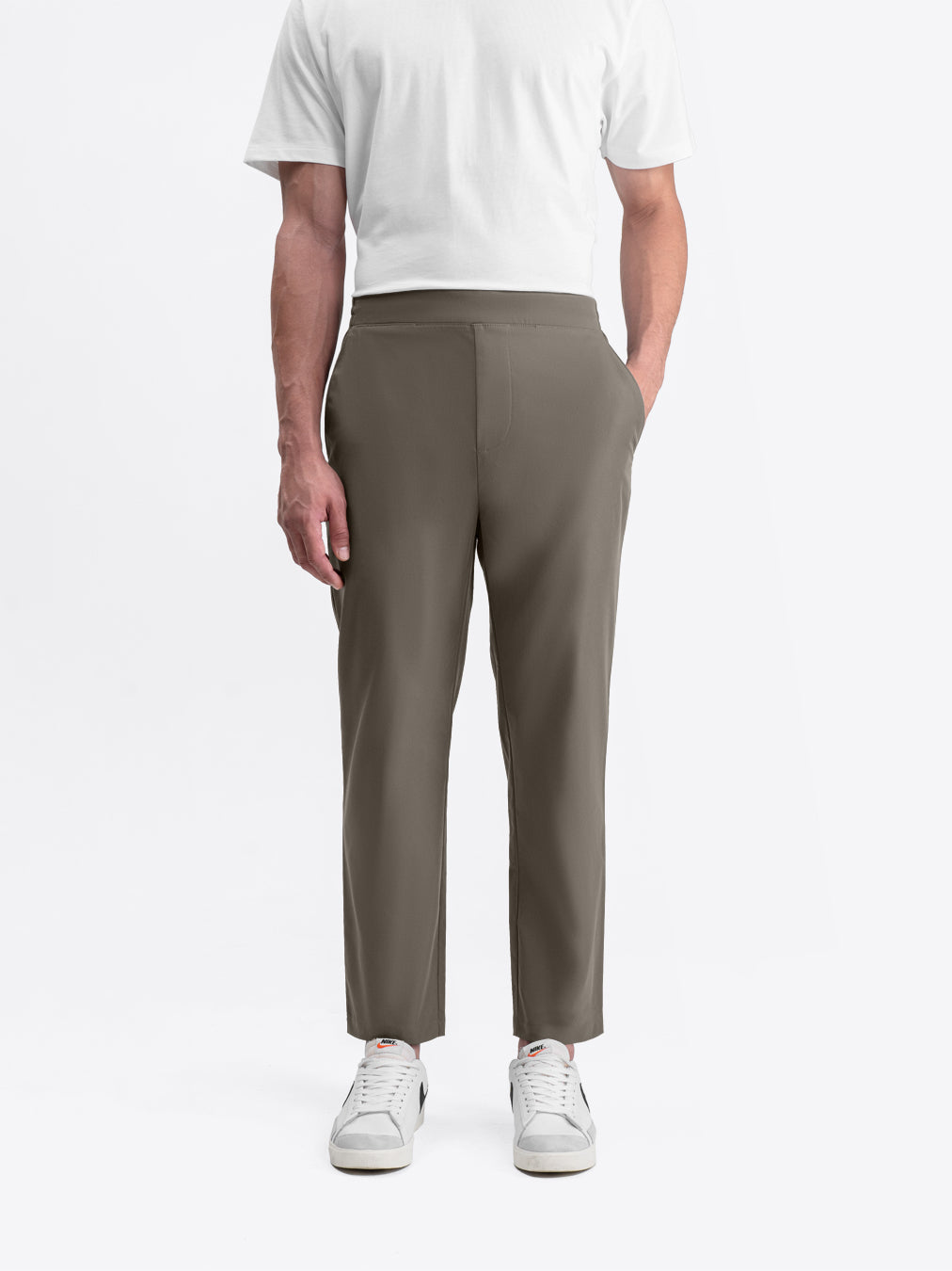 Tapered Flex Pants Taupe