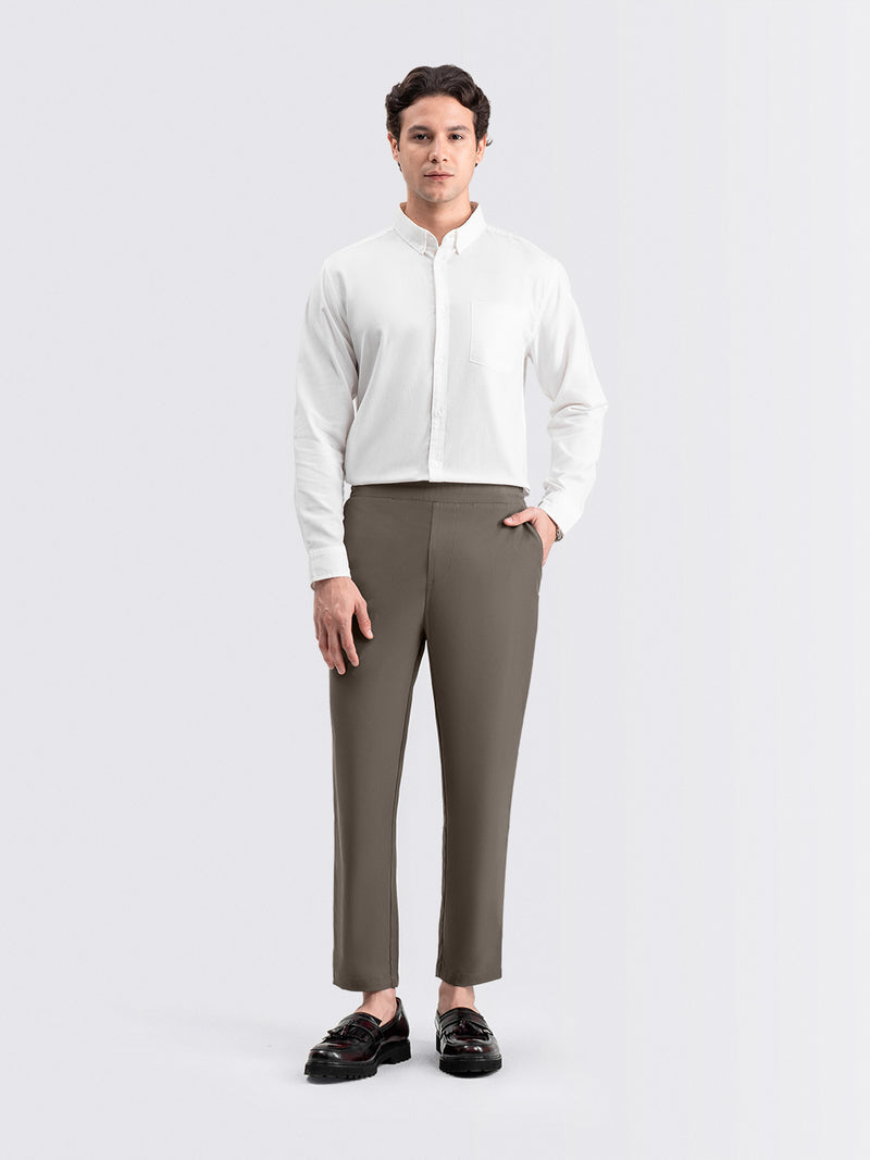 Tapered Flex Pants Taupe