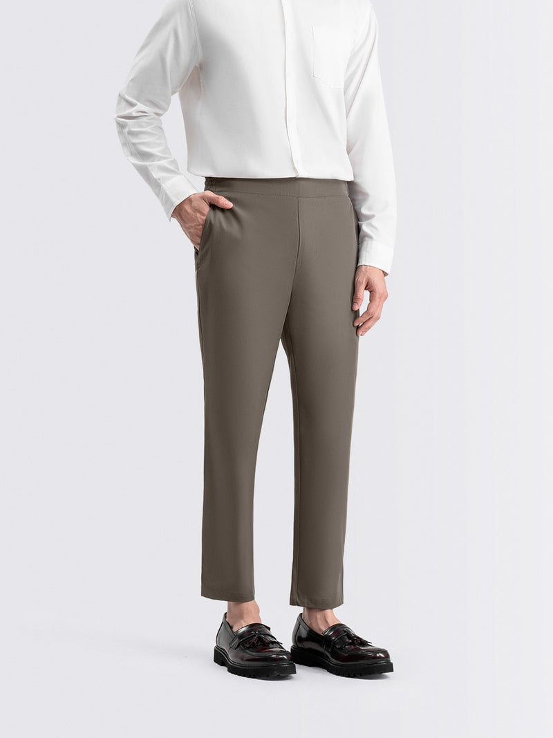 Tapered Flex Pants Taupe