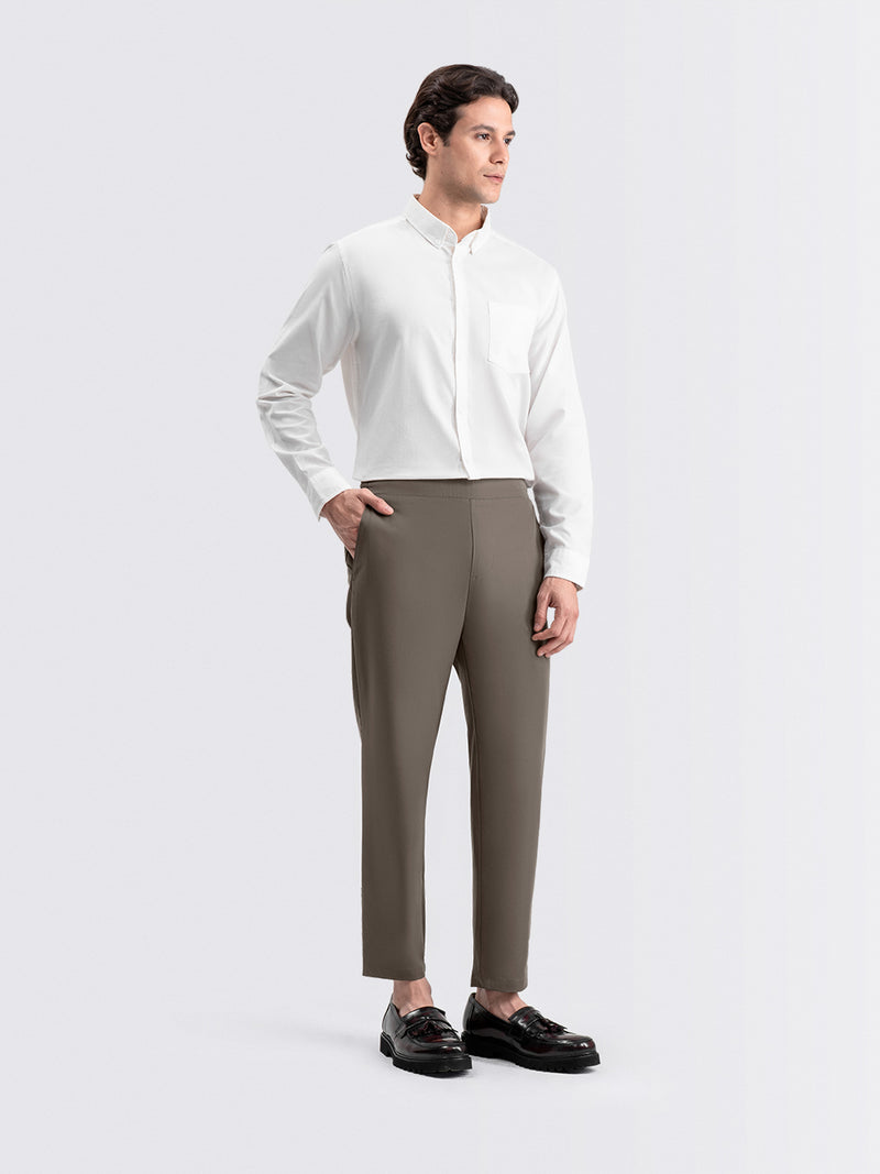 Tapered Flex Pants Taupe