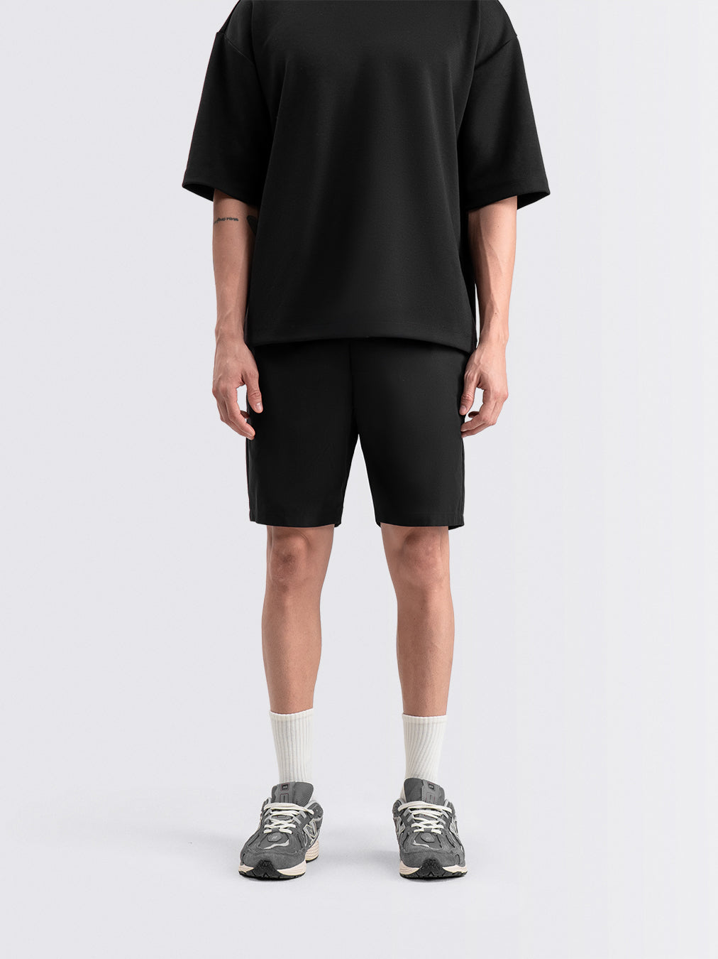 Tapered Flex Shorts Black