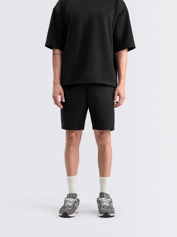 Tapered Flex Shorts Black