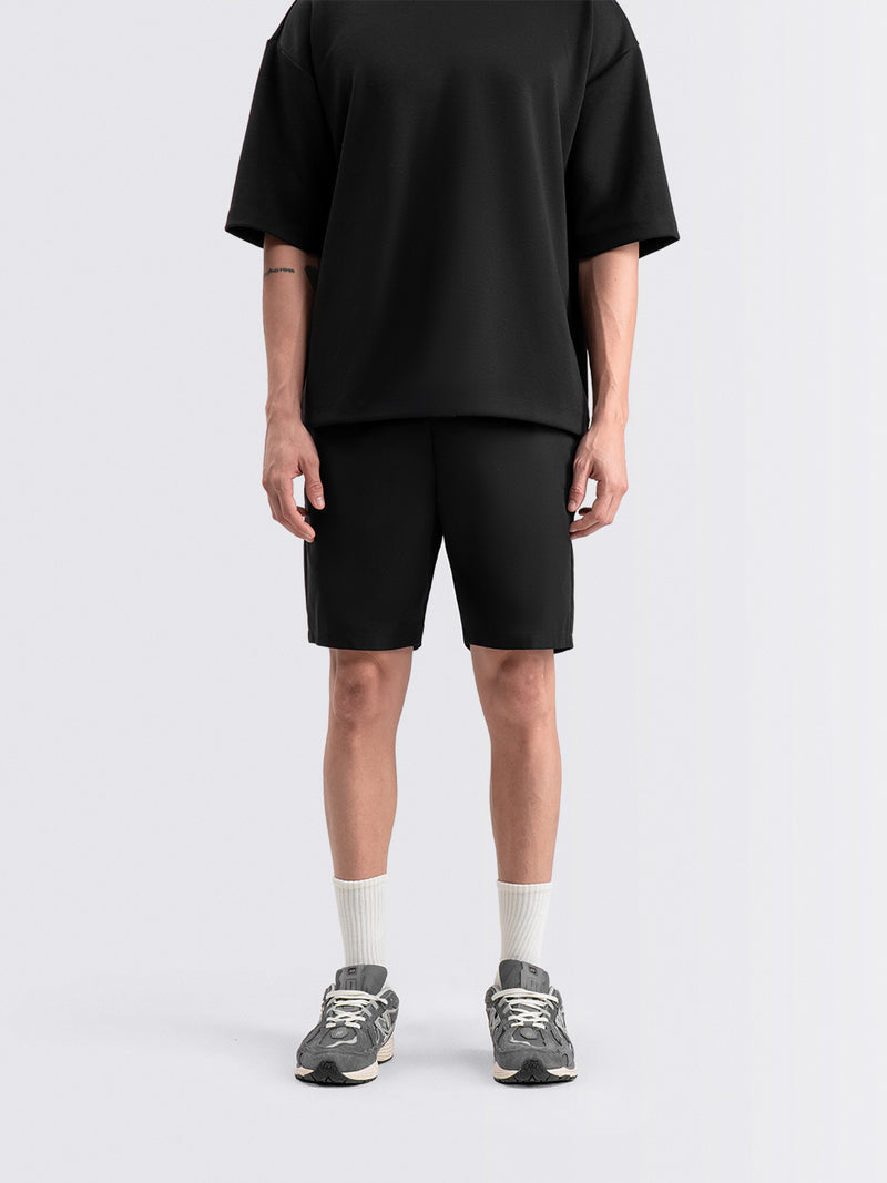 Tapered Flex Shorts Black