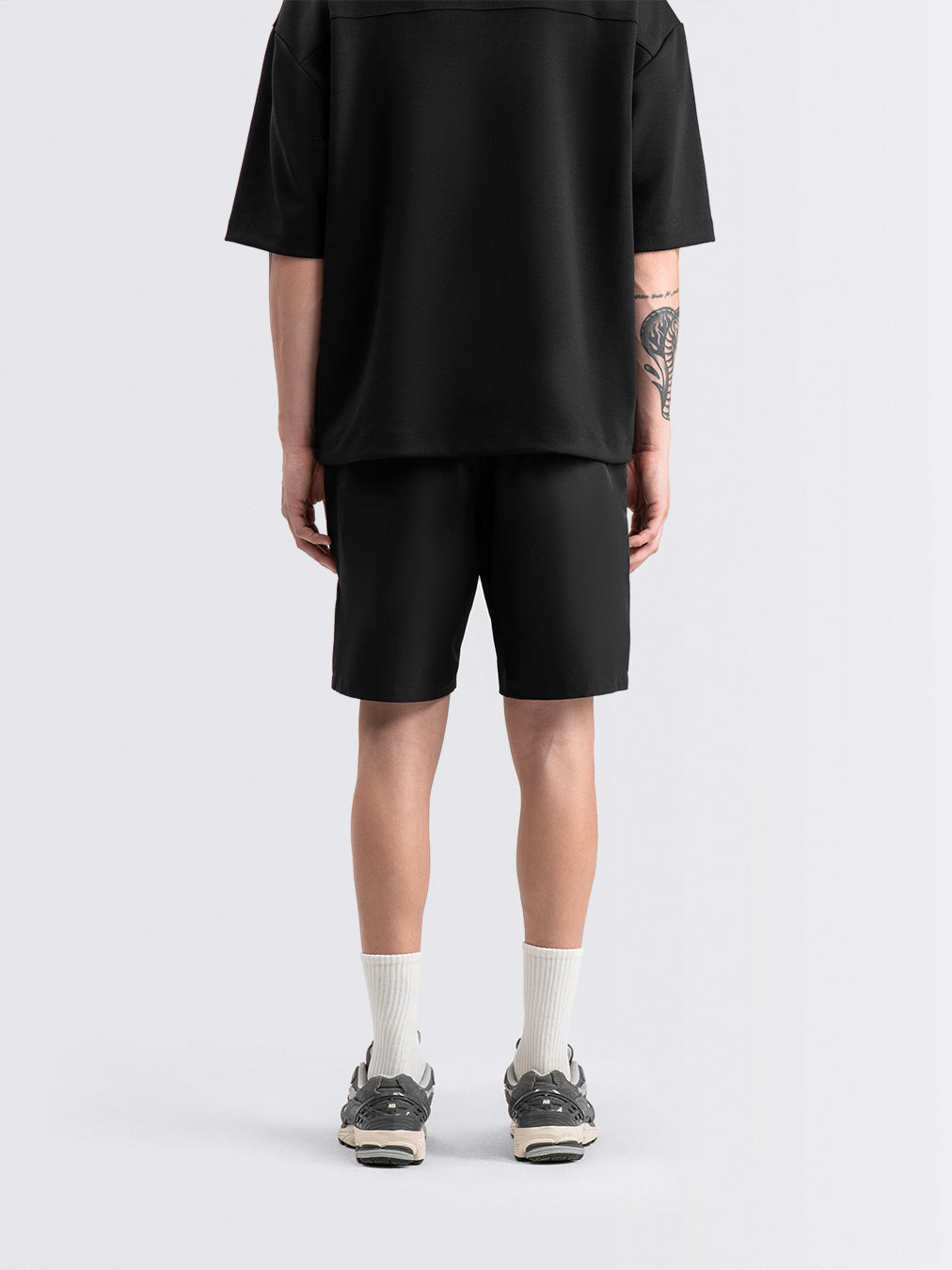 Tapered Flex Shorts Black