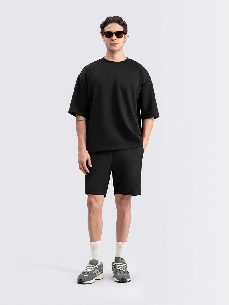 Tapered Flex Shorts Black