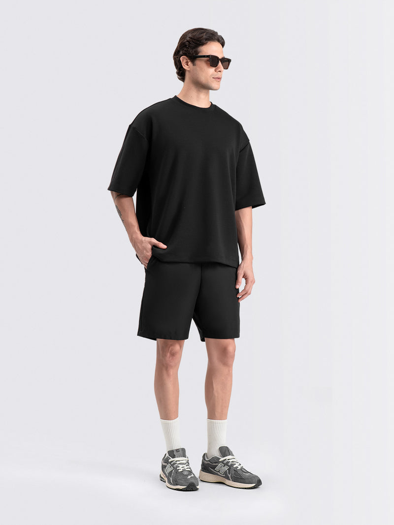 Tapered Flex Shorts Black
