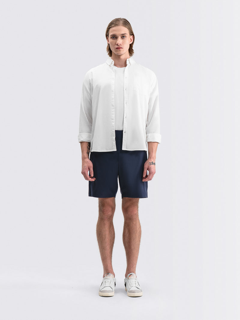 Tapered Flex Shorts Navy