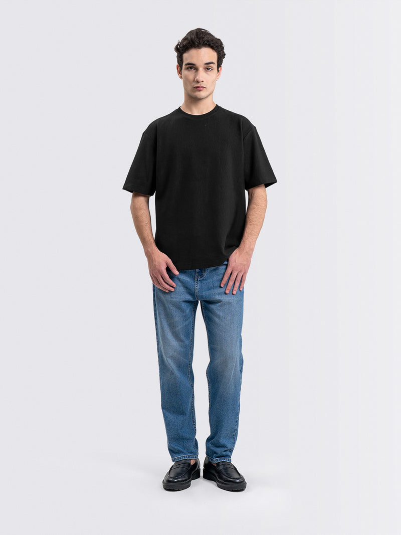 Textured Up Tee Black