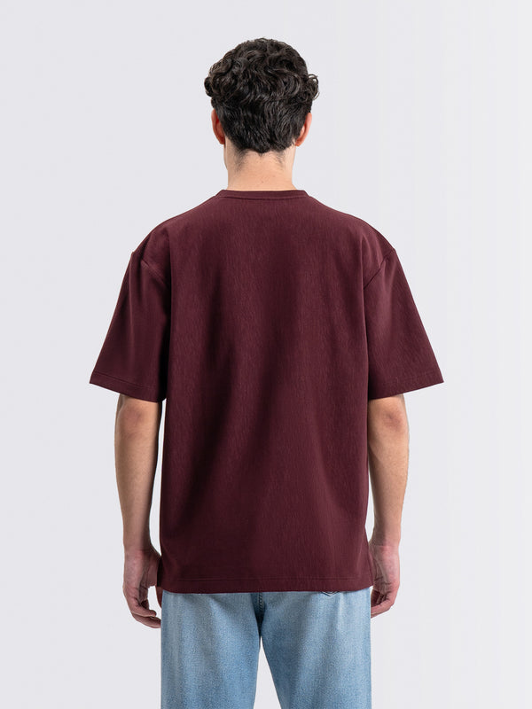Textured Up Tee Wine