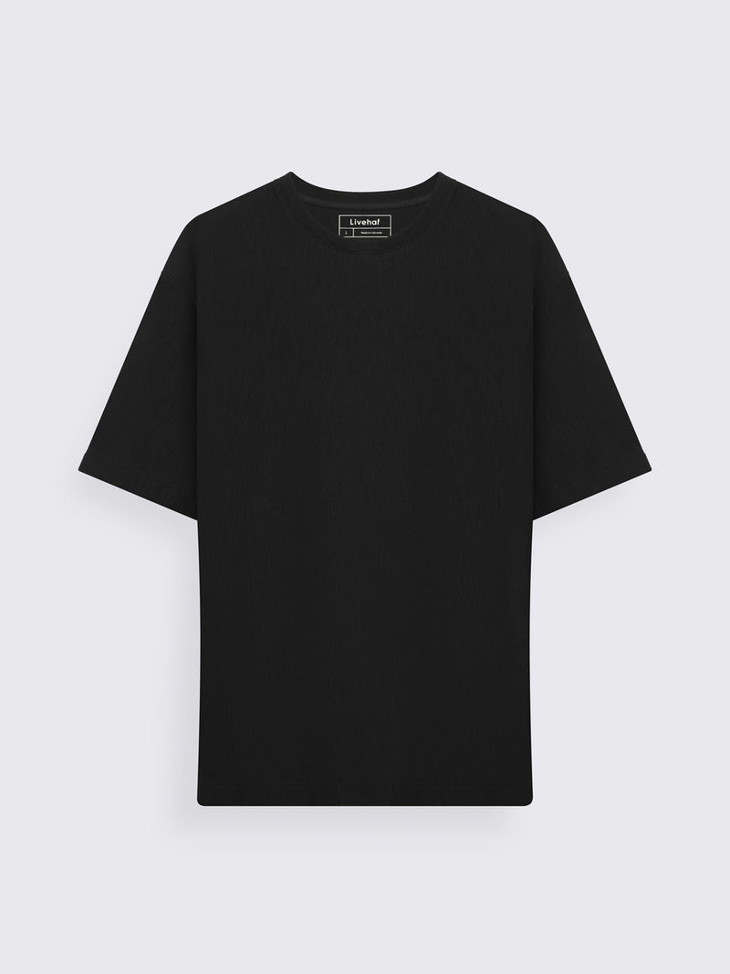 Textured Up Tee Black
