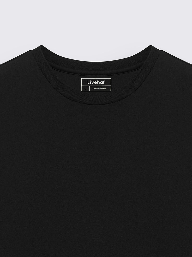 Textured Up Tee Black
