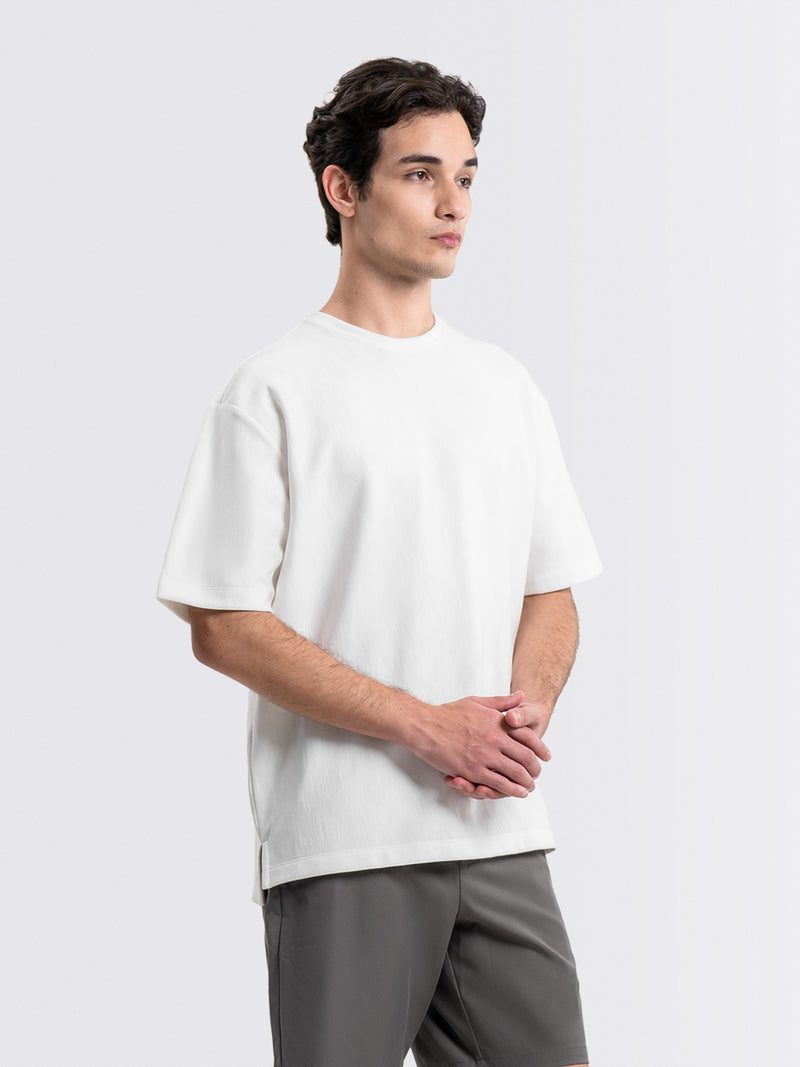 Textured Up Tee Natural