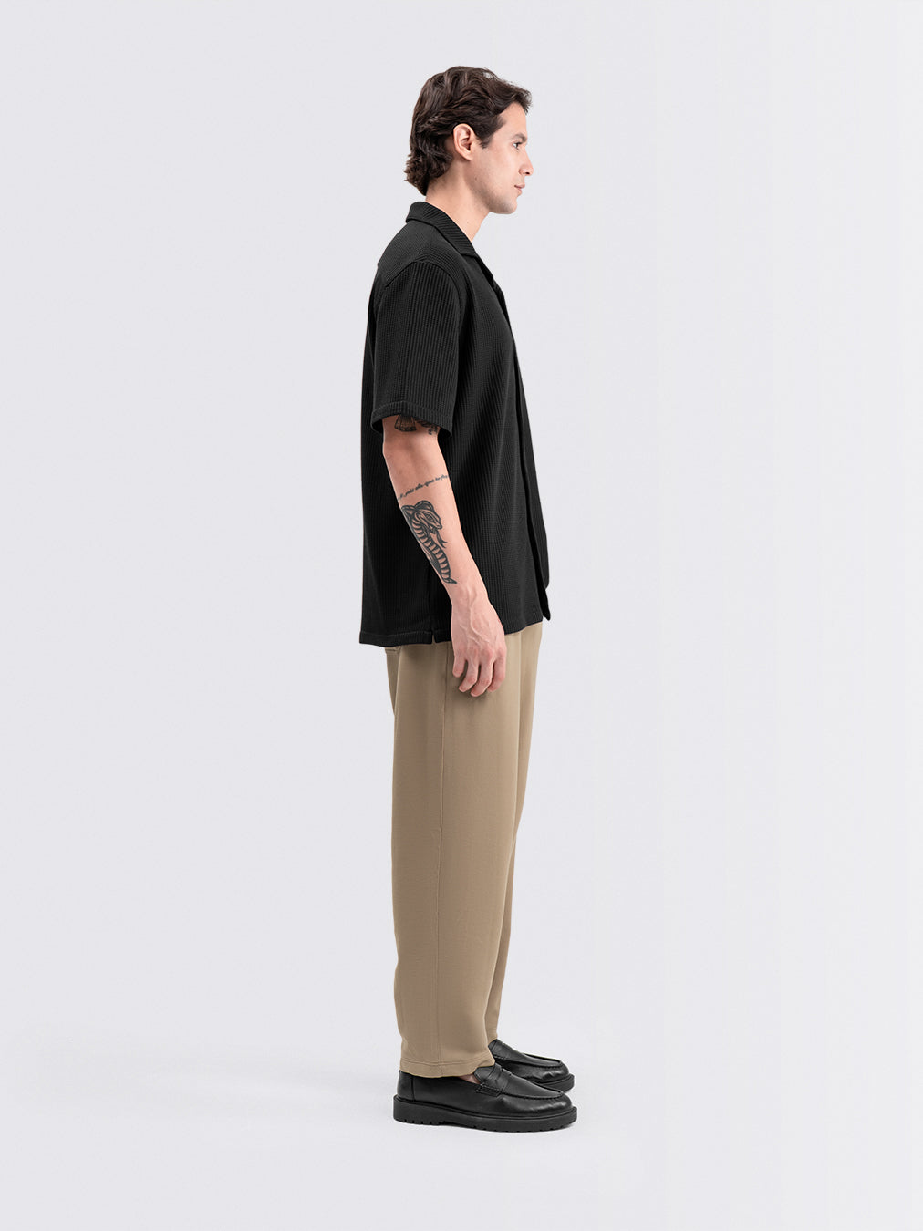 Tropic Flow Short Shirt Black