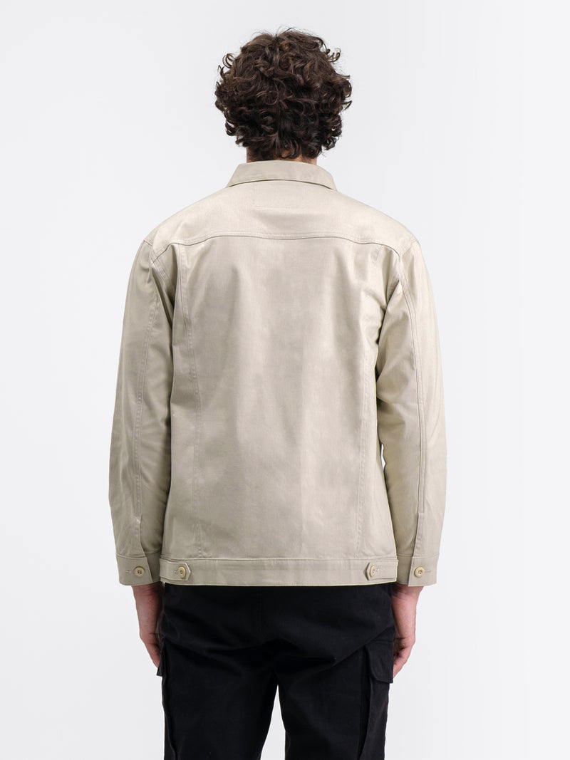 Trucker Canvas Jacket Light Cream