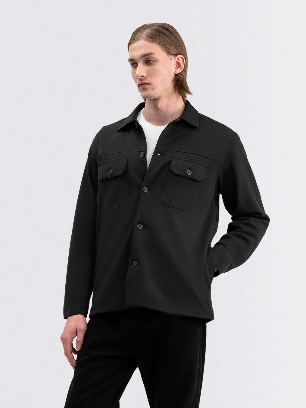 Trucker Twine Jacket Black