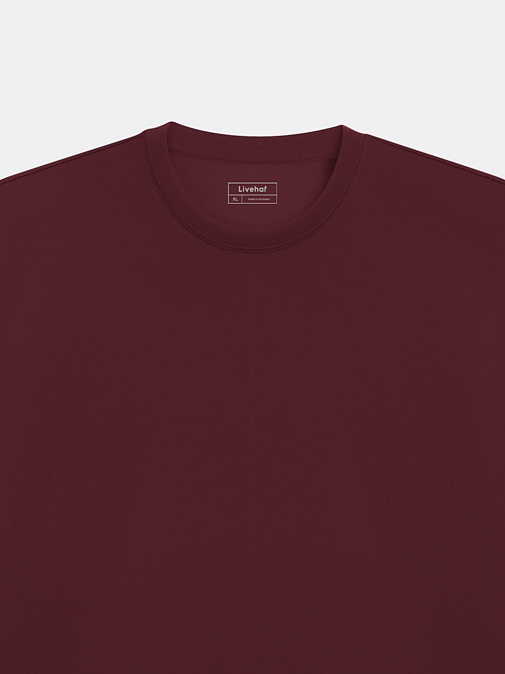 Wide Oversized Tee Wine