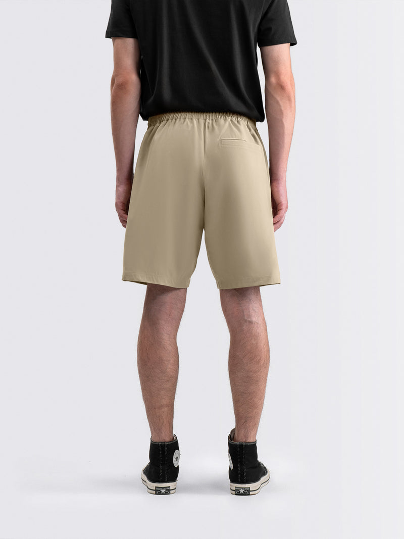 Tapered Flex Shorts Beige