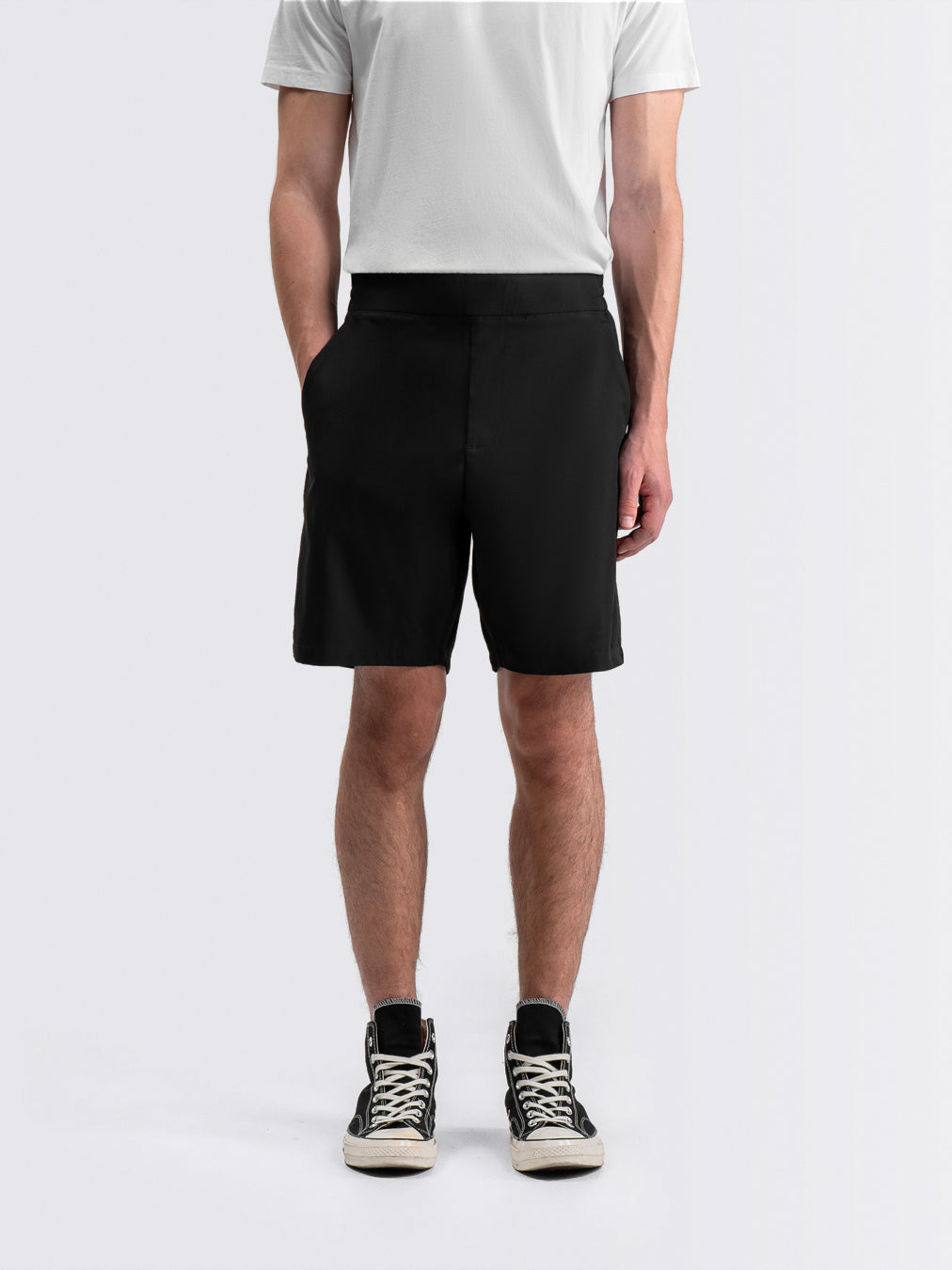 Tapered Flex Shorts Black